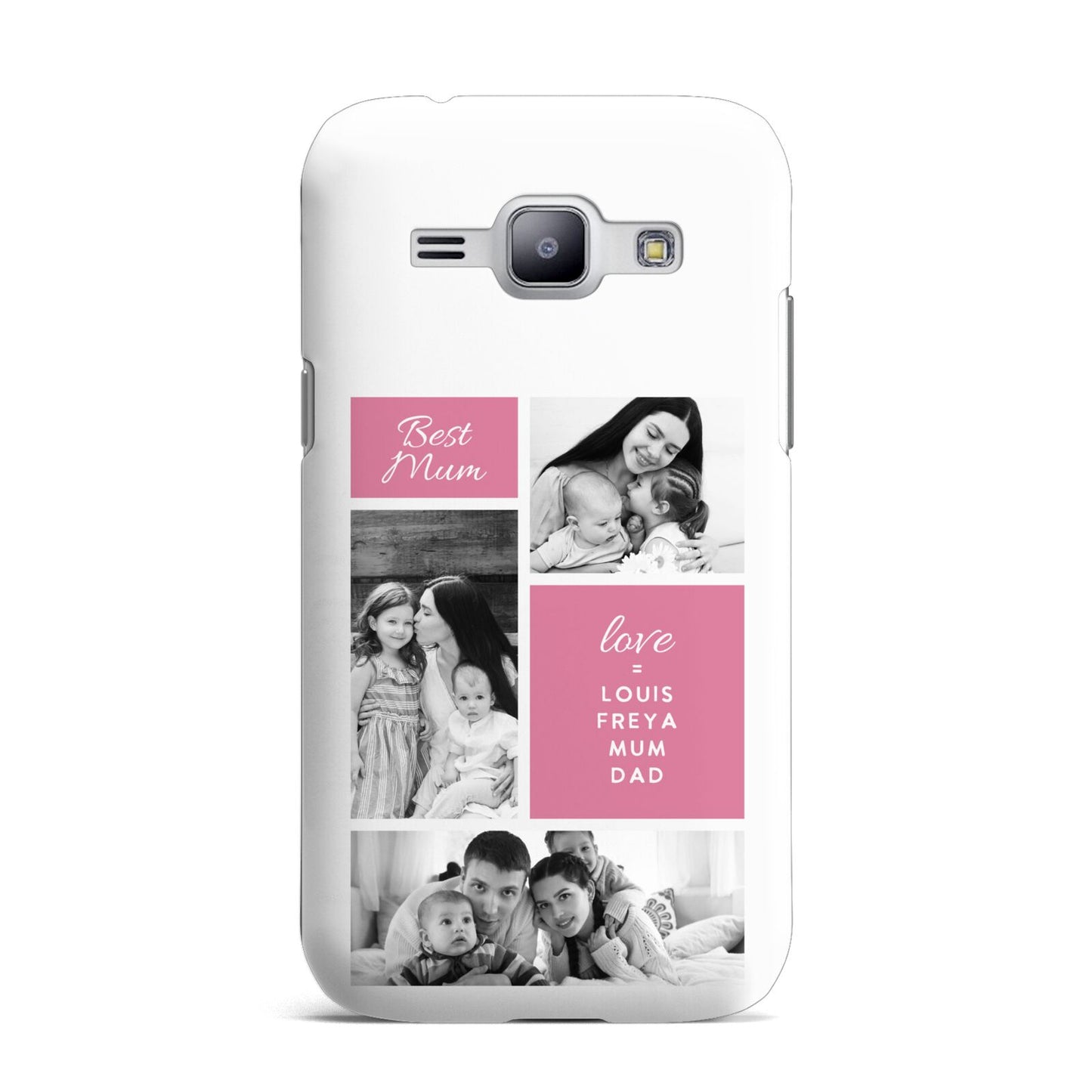 Best Mum Photo Collage Personalised Samsung Galaxy J1 2015 Case