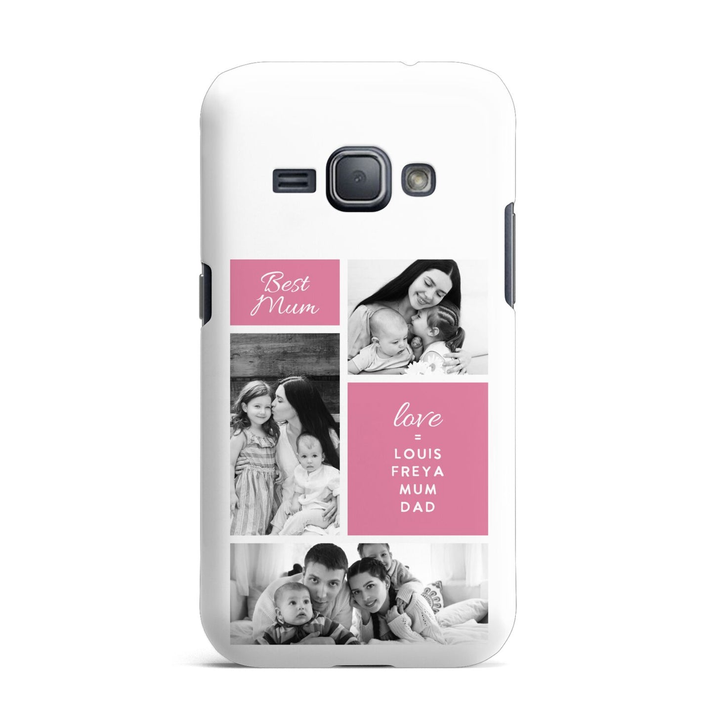 Best Mum Photo Collage Personalised Samsung Galaxy J1 2016 Case