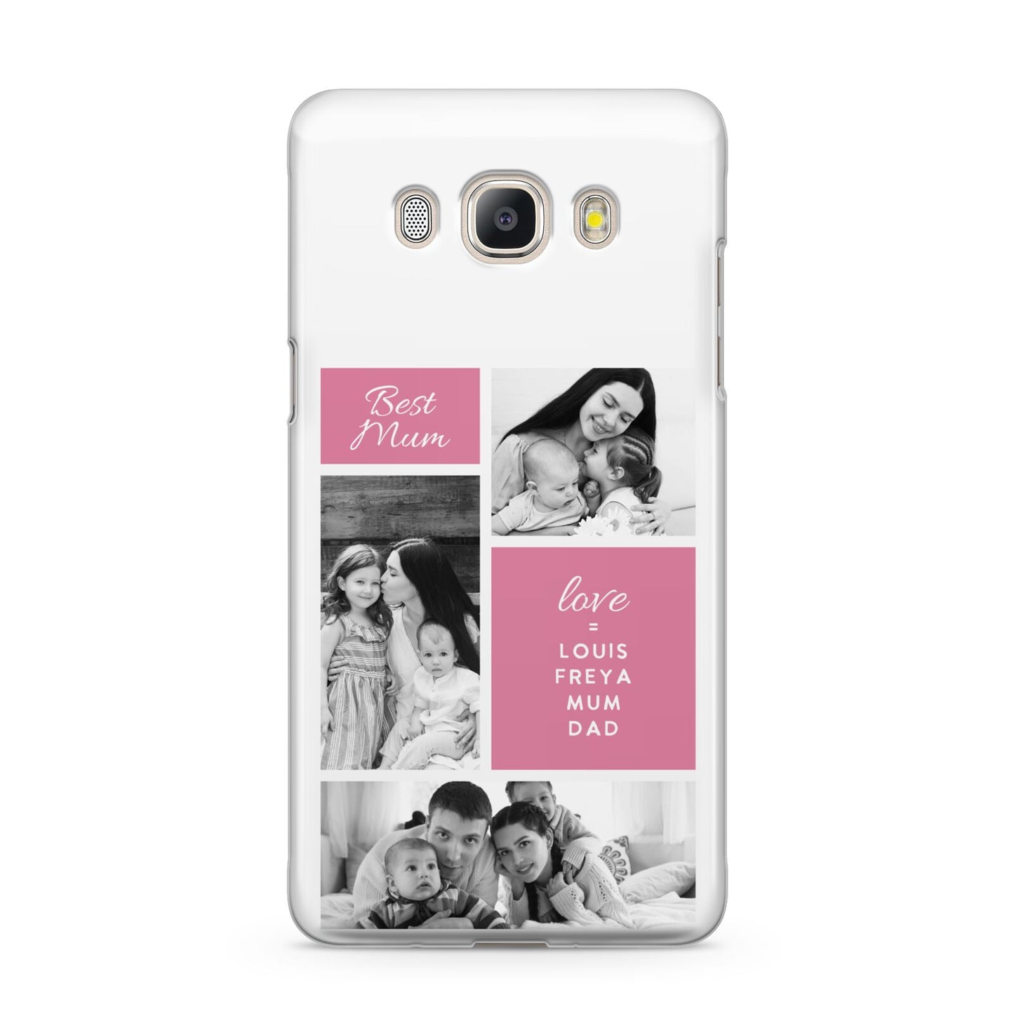 Best Mum Photo Collage Personalised Samsung Galaxy J5 2016 Case