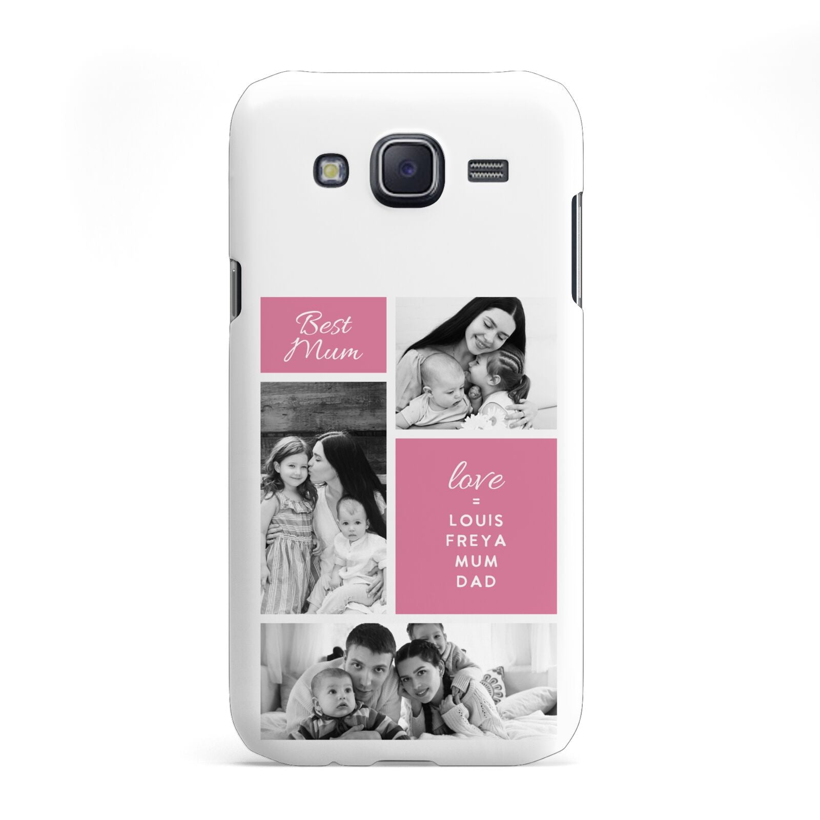 Best Mum Photo Collage Personalised Samsung Galaxy J5 Case