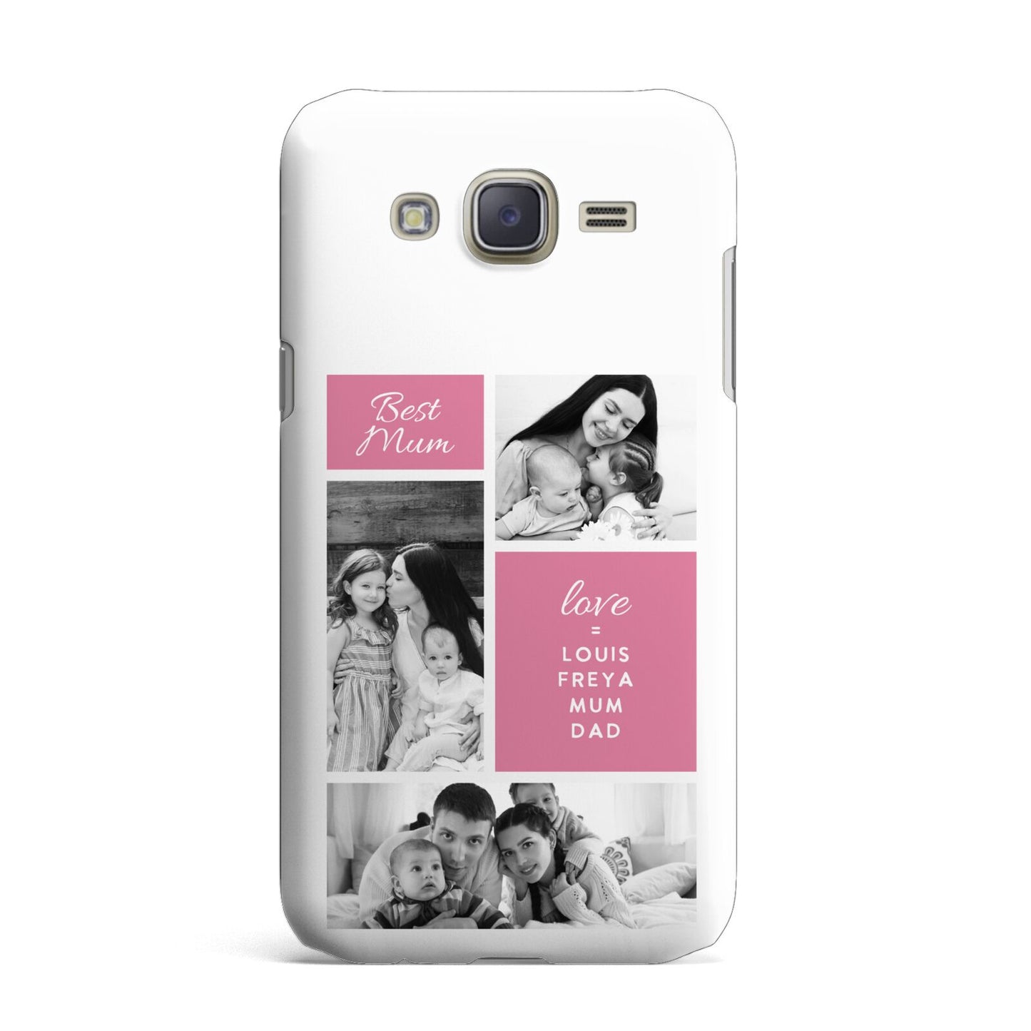 Best Mum Photo Collage Personalised Samsung Galaxy J7 Case