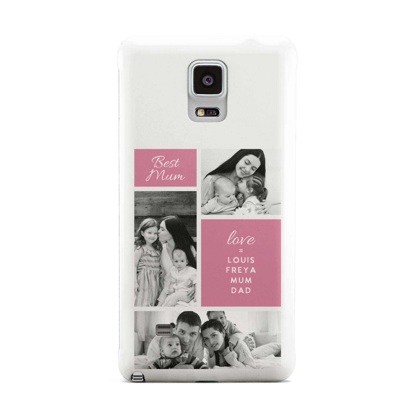 Best Mum Photo Collage Personalised Samsung Galaxy Note 4 Case