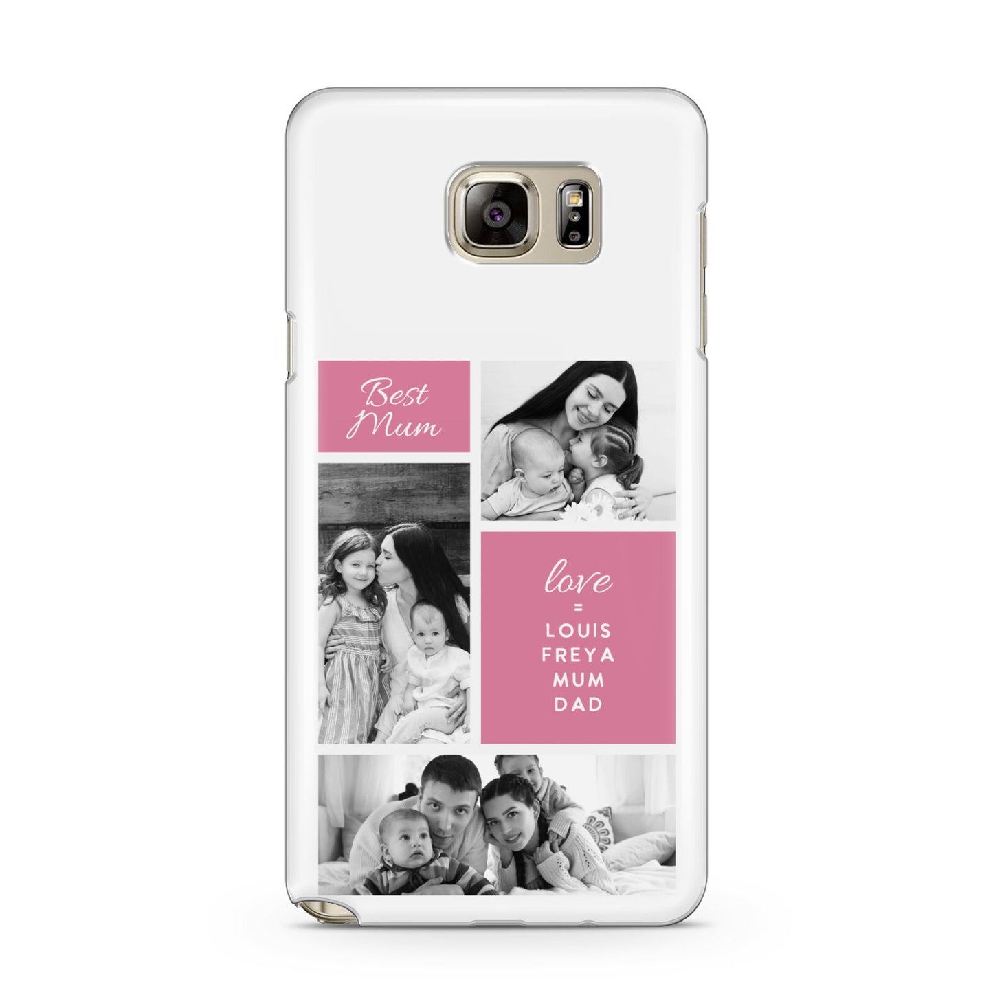 Best Mum Photo Collage Personalised Samsung Galaxy Note 5 Case