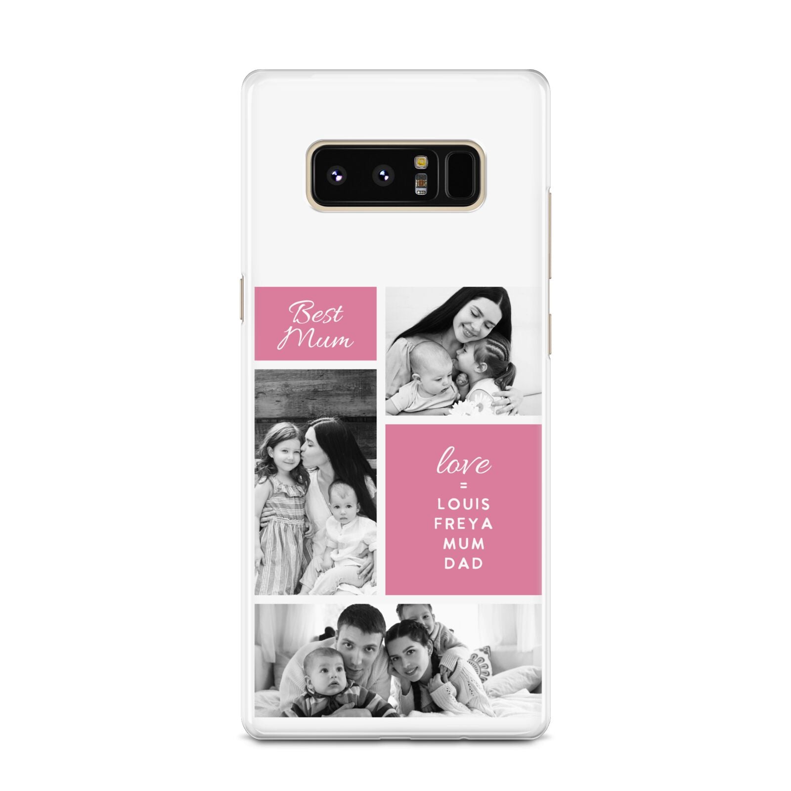 Best Mum Photo Collage Personalised Samsung Galaxy Note 8 Case