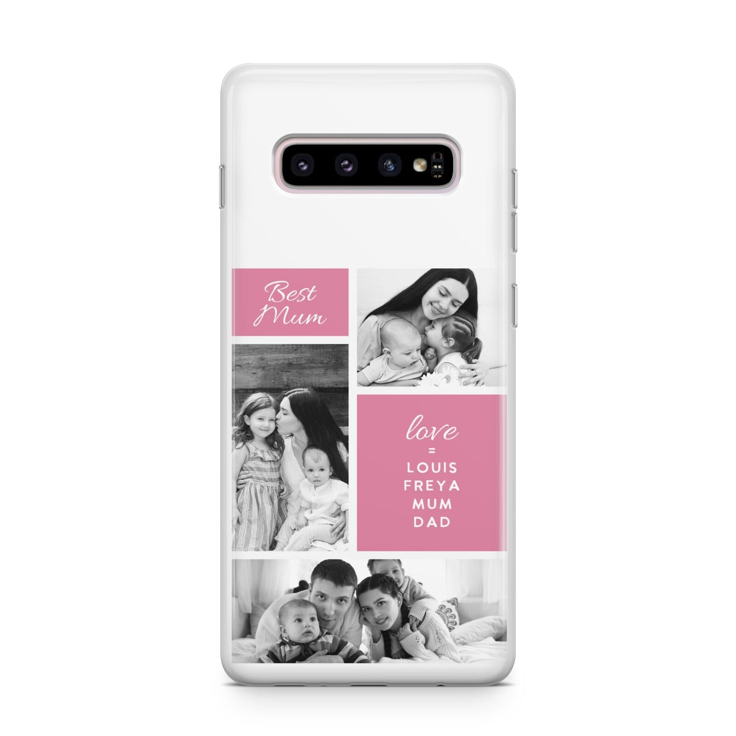 Best Mum Photo Collage Personalised Samsung Galaxy S10 Plus Case