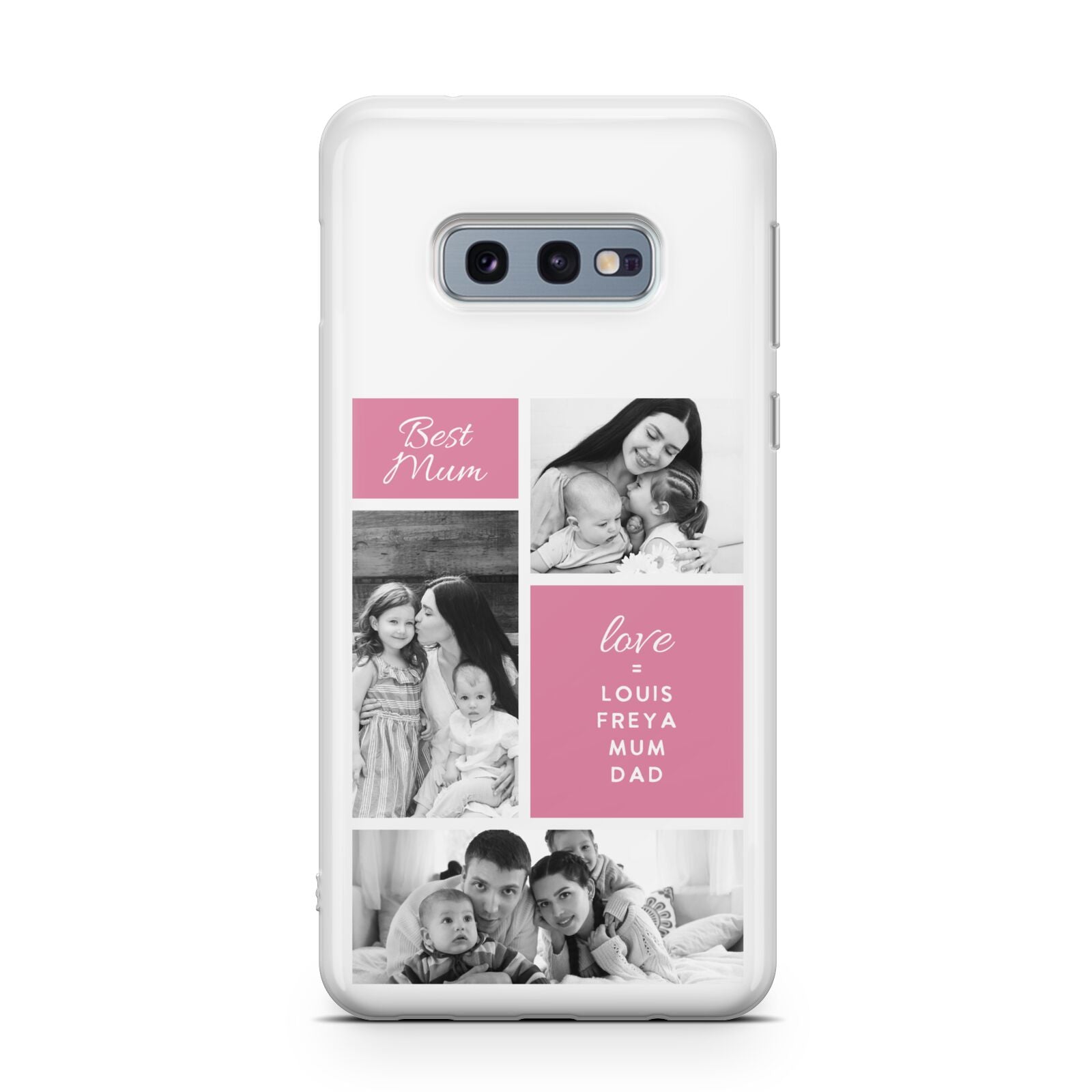 Best Mum Photo Collage Personalised Samsung Galaxy S10E Case