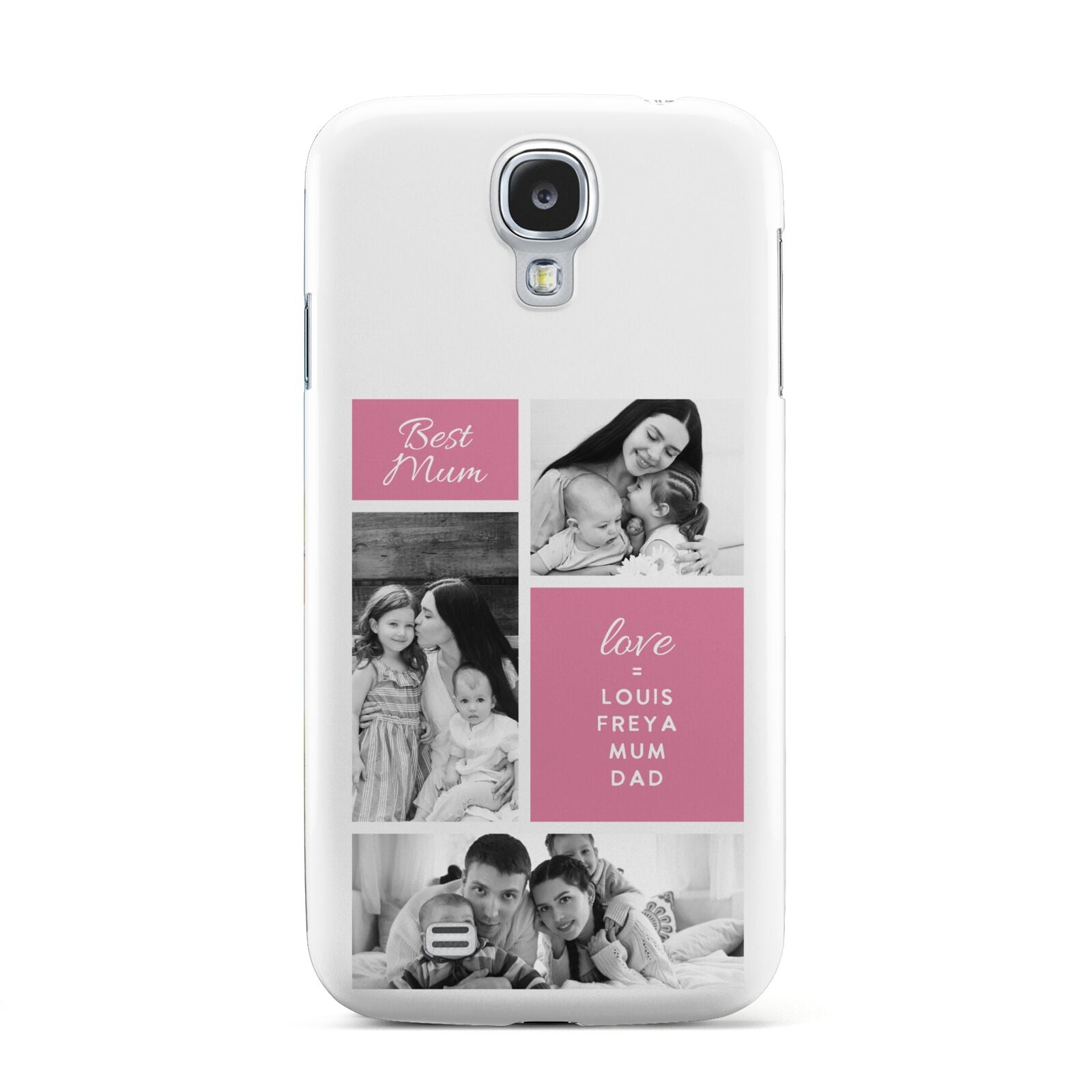 Best Mum Photo Collage Personalised Samsung Galaxy S4 Case