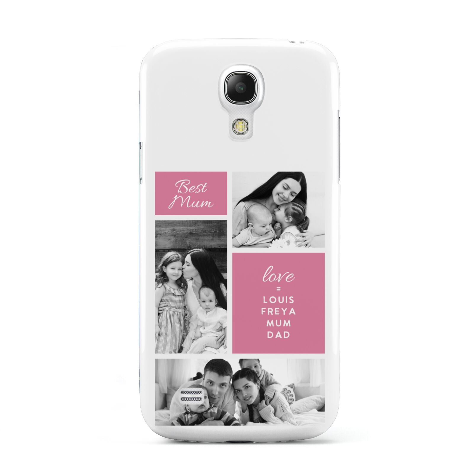 Best Mum Photo Collage Personalised Samsung Galaxy S4 Mini Case