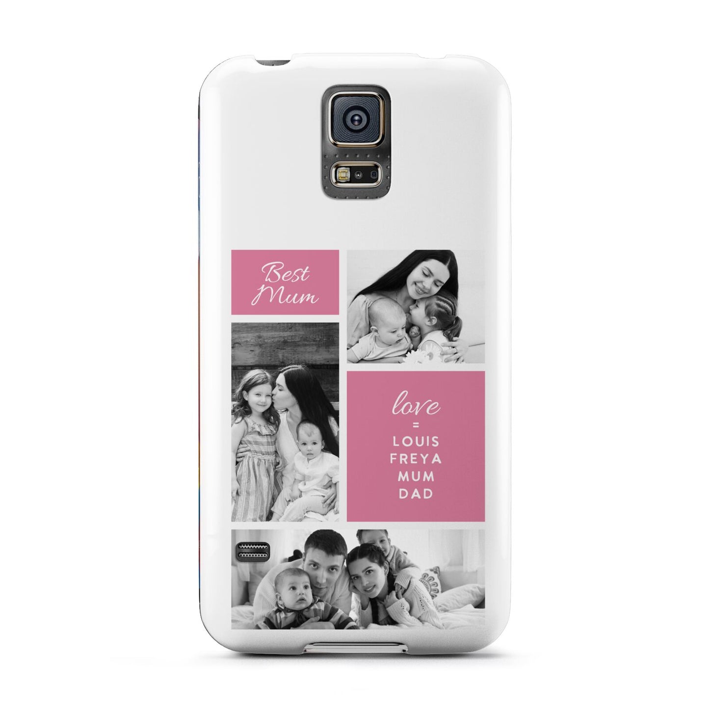 Best Mum Photo Collage Personalised Samsung Galaxy S5 Case