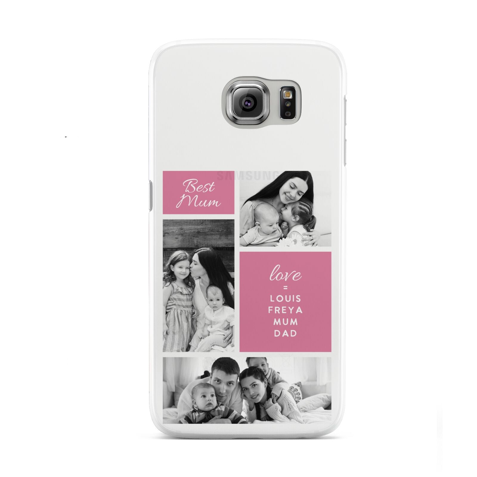 Best Mum Photo Collage Personalised Samsung Galaxy S6 Case