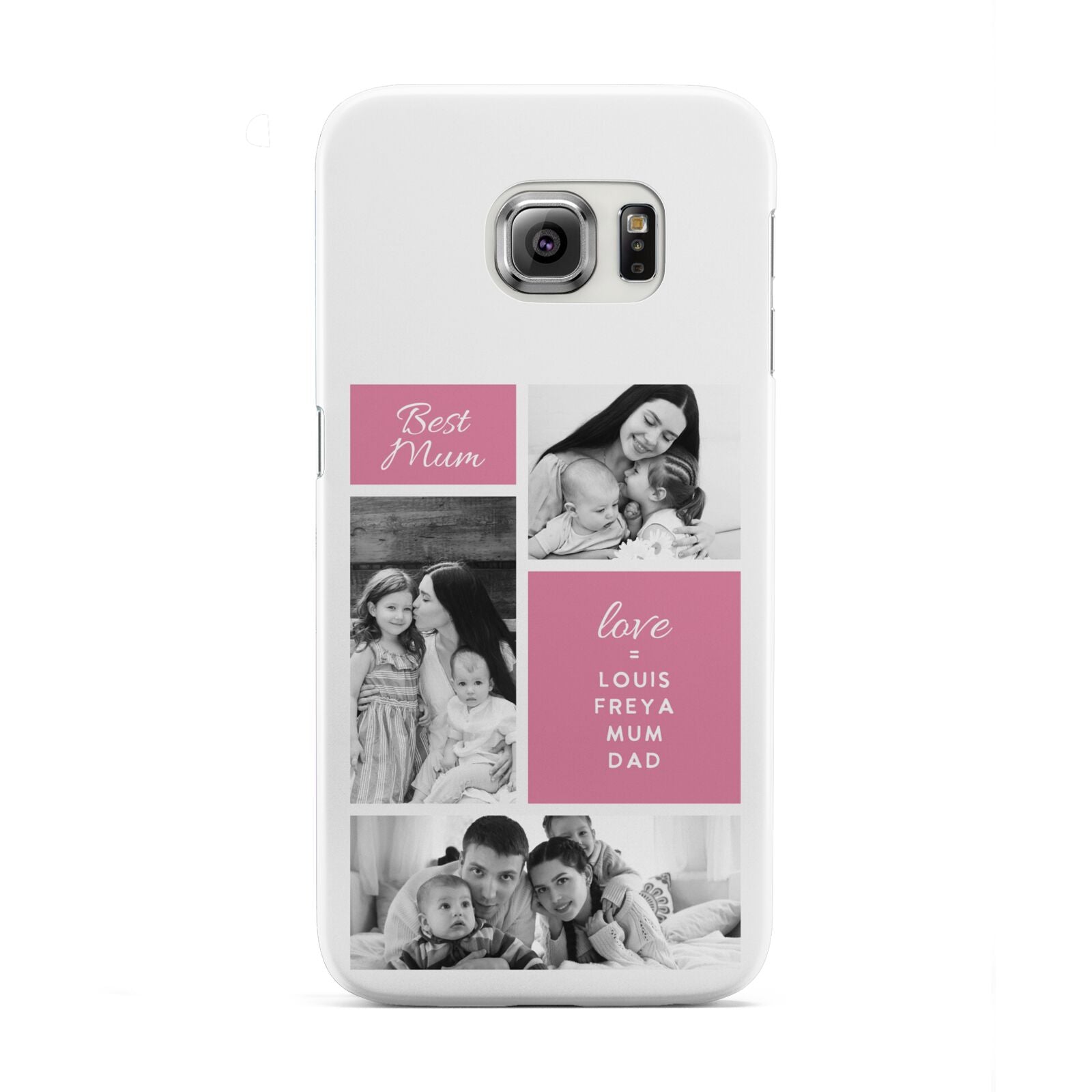 Best Mum Photo Collage Personalised Samsung Galaxy S6 Edge Case