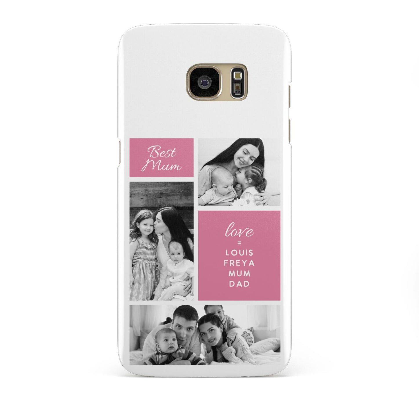 Best Mum Photo Collage Personalised Samsung Galaxy S7 Edge Case