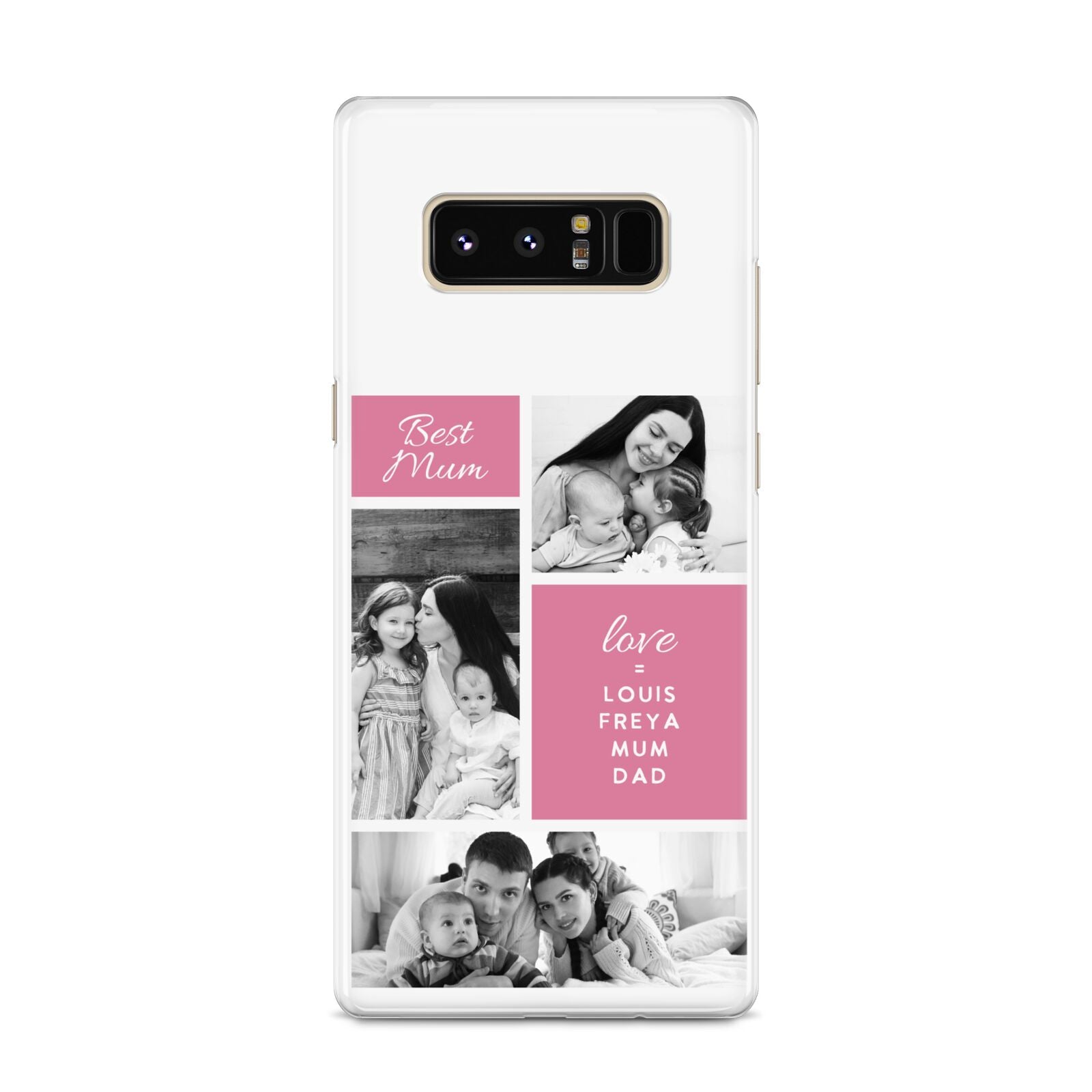 Best Mum Photo Collage Personalised Samsung Galaxy S8 Case