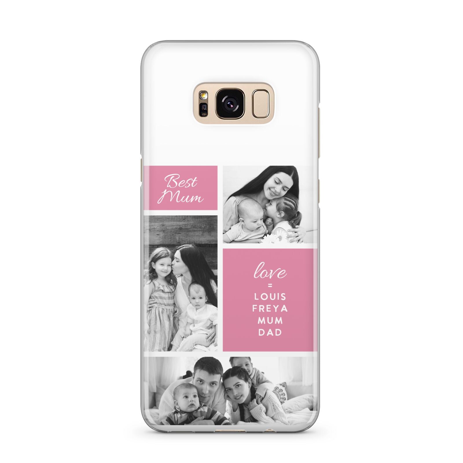 Best Mum Photo Collage Personalised Samsung Galaxy S8 Plus Case