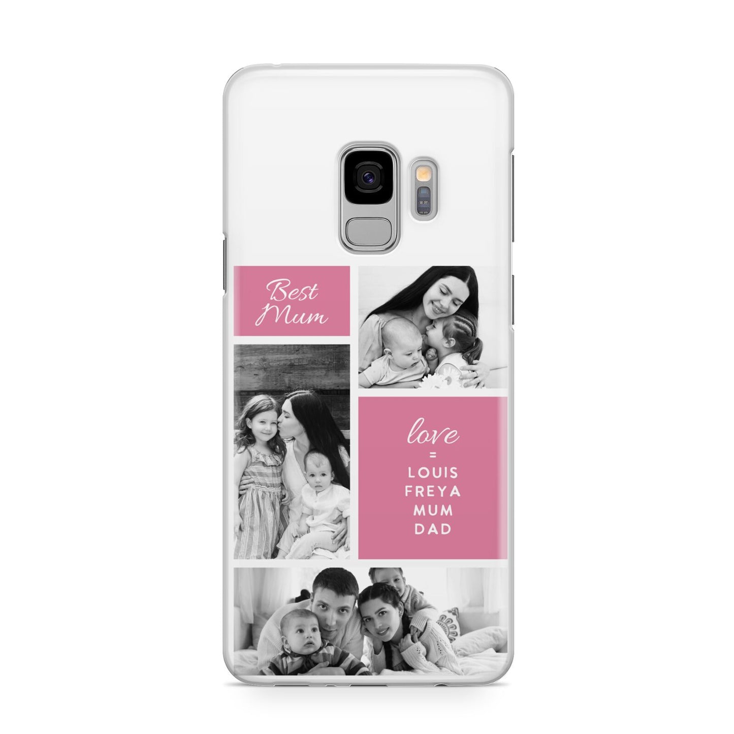 Best Mum Photo Collage Personalised Samsung Galaxy S9 Case