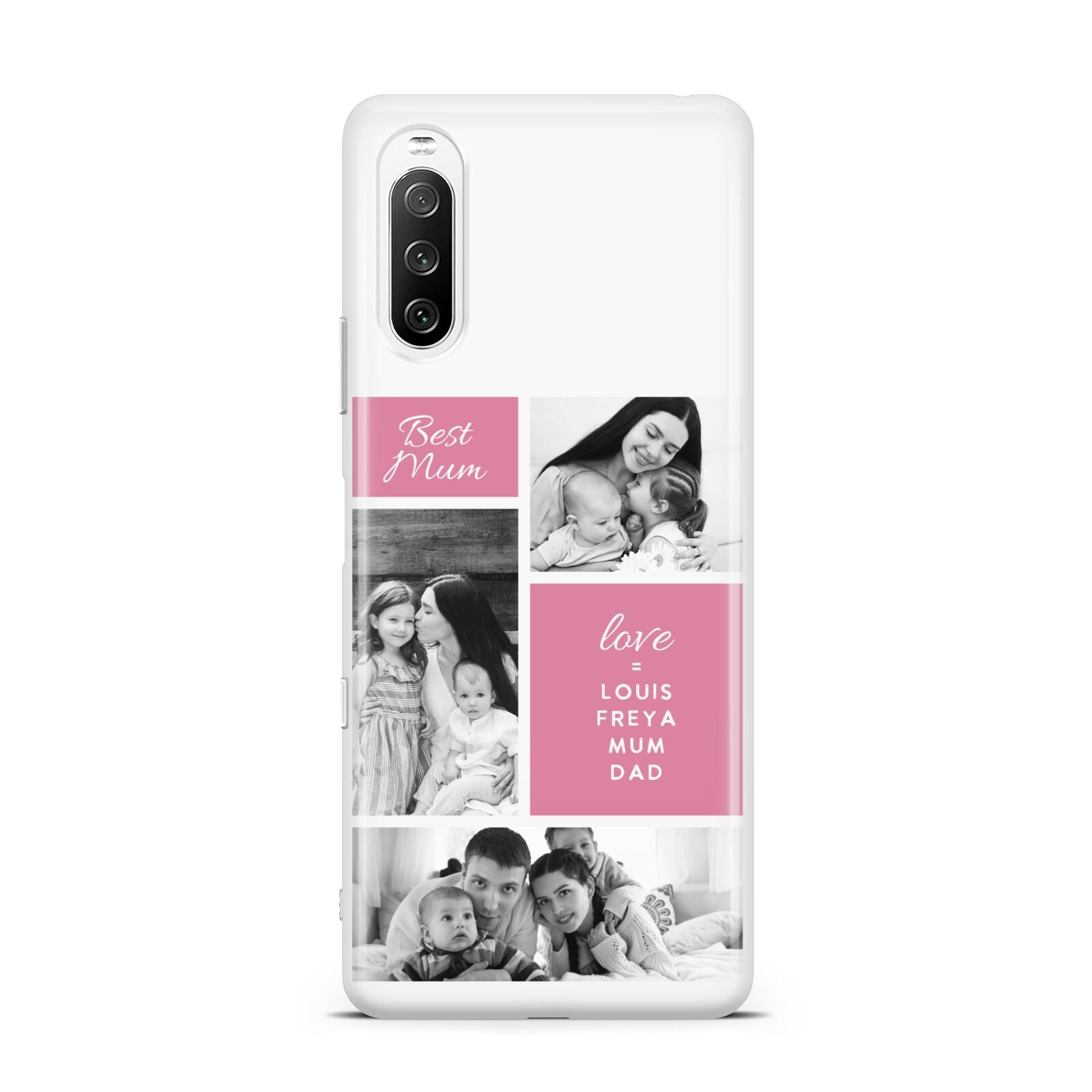 Best Mum Photo Collage Personalised Sony Xperia 10 III Case