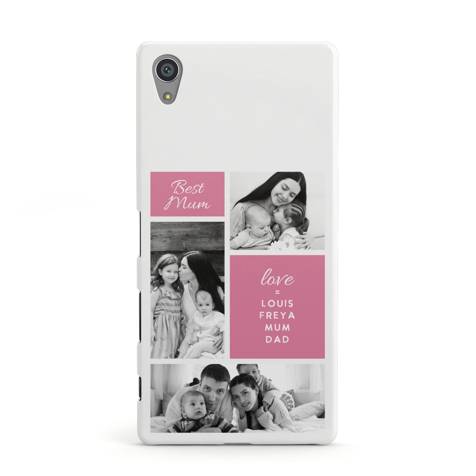 Best Mum Photo Collage Personalised Sony Xperia Case