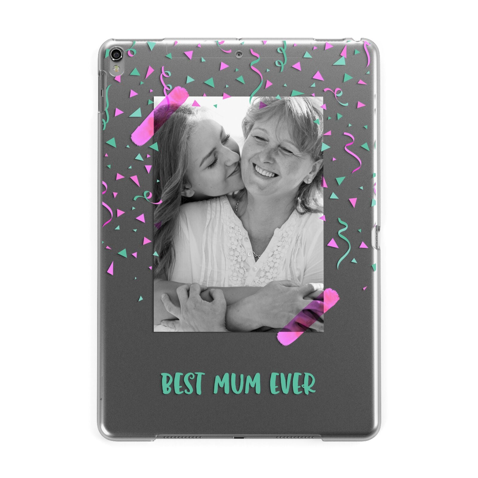 Best Mum Photo Upload Mothers Day Apple iPad Grey Case