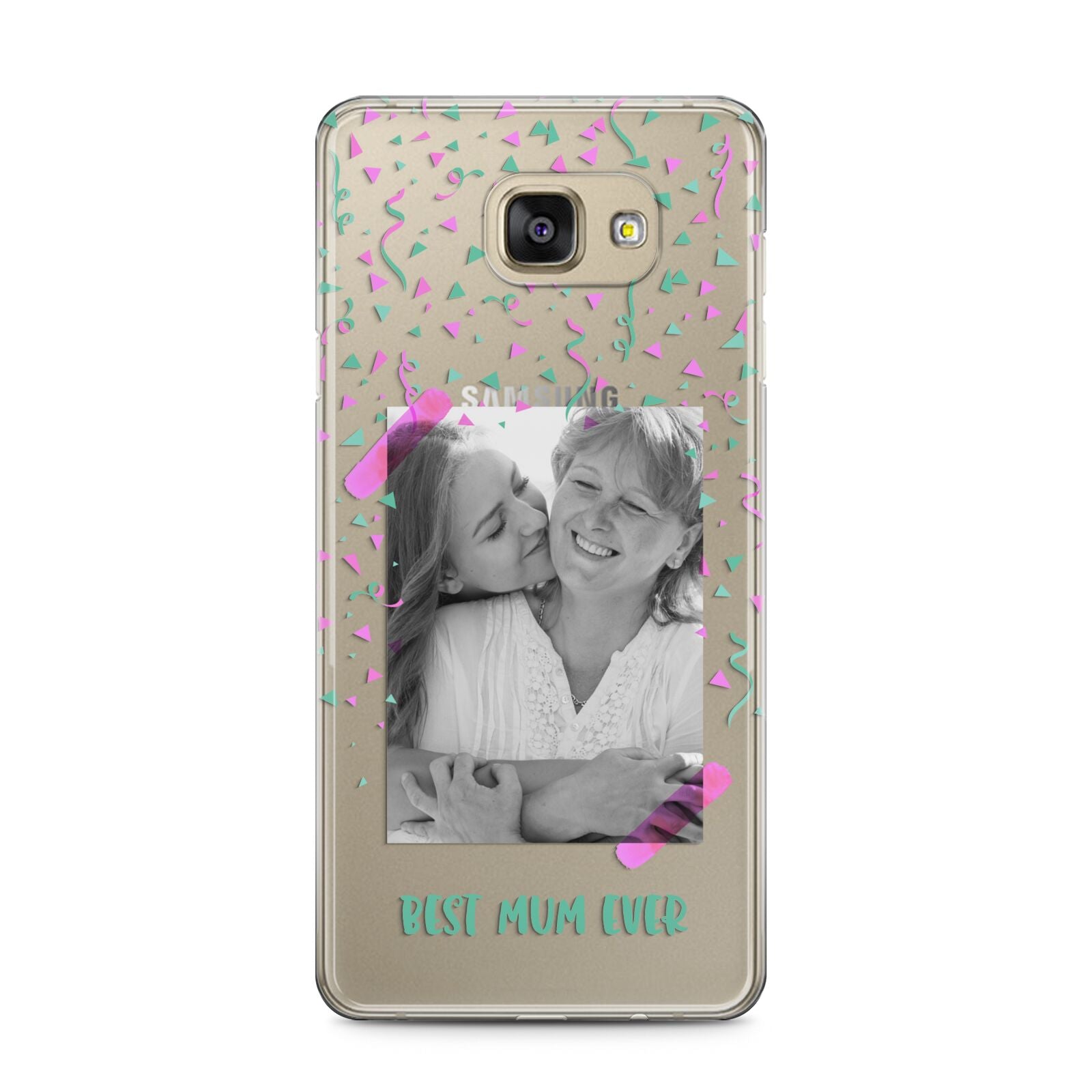 Best Mum Photo Upload Mothers Day Samsung Galaxy A5 2016 Case on gold phone