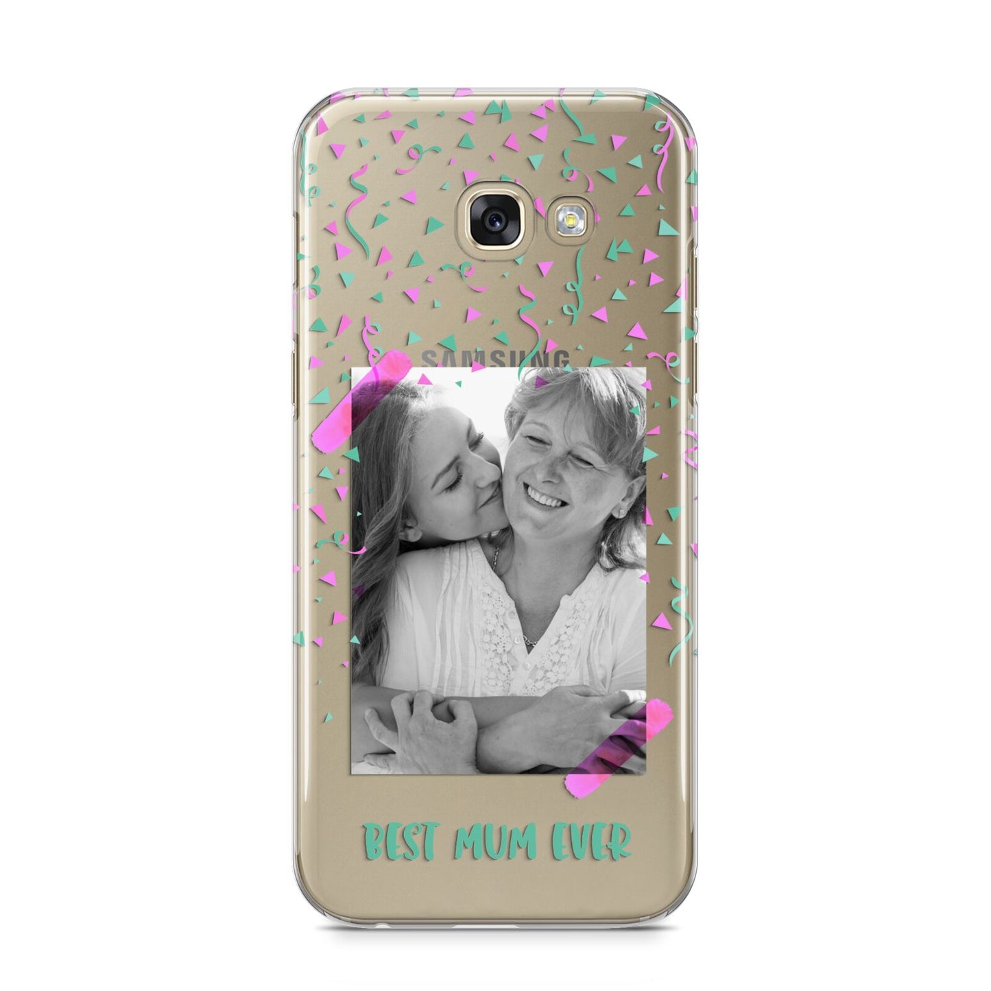 Best Mum Photo Upload Mothers Day Samsung Galaxy A5 2017 Case on gold phone