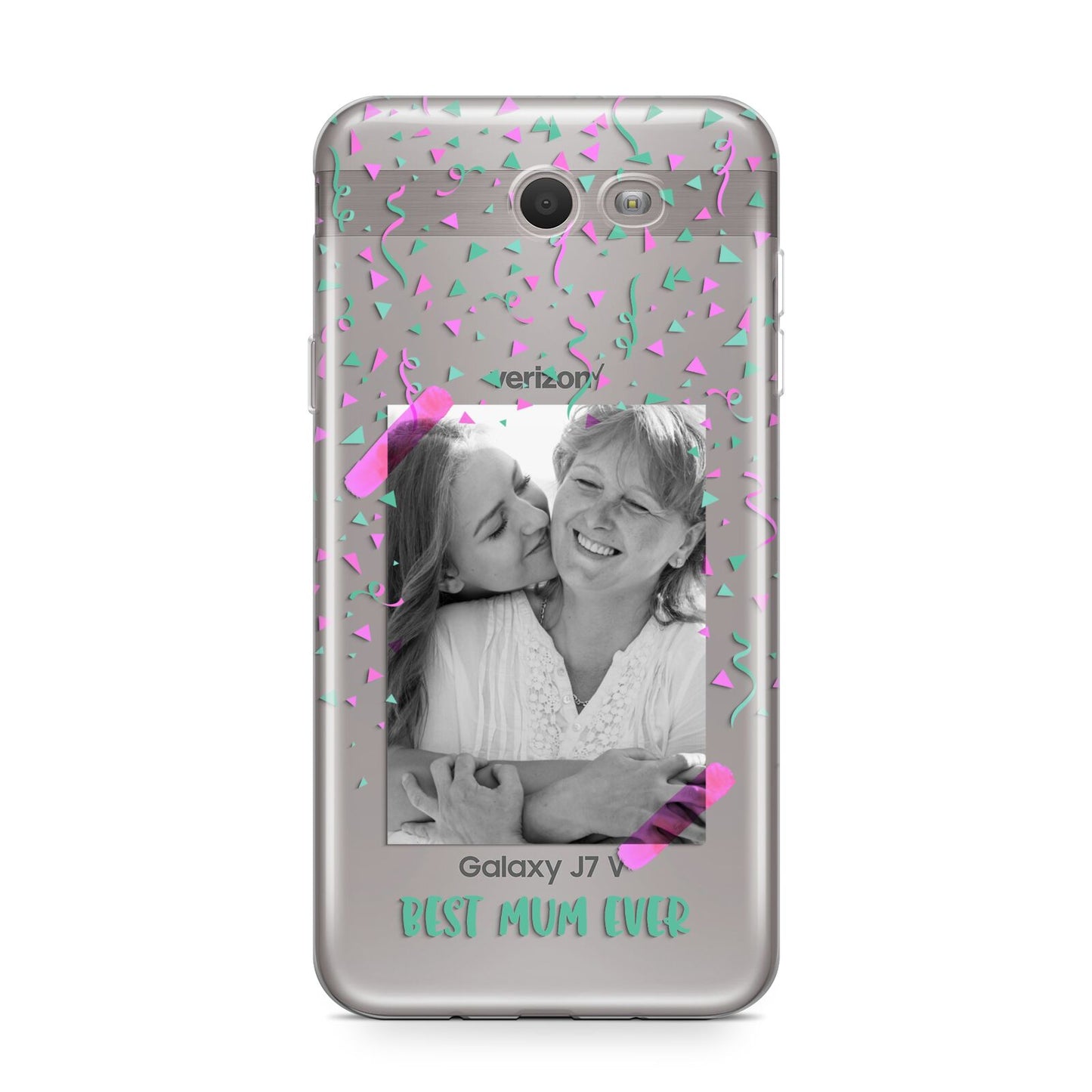 Best Mum Photo Upload Mothers Day Samsung Galaxy J7 2017 Case