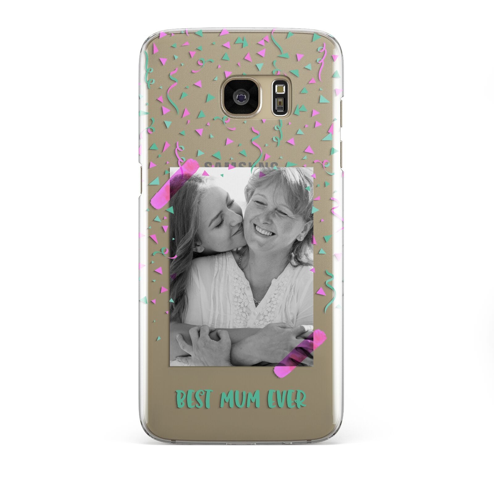 Best Mum Photo Upload Mothers Day Samsung Galaxy S7 Edge Case