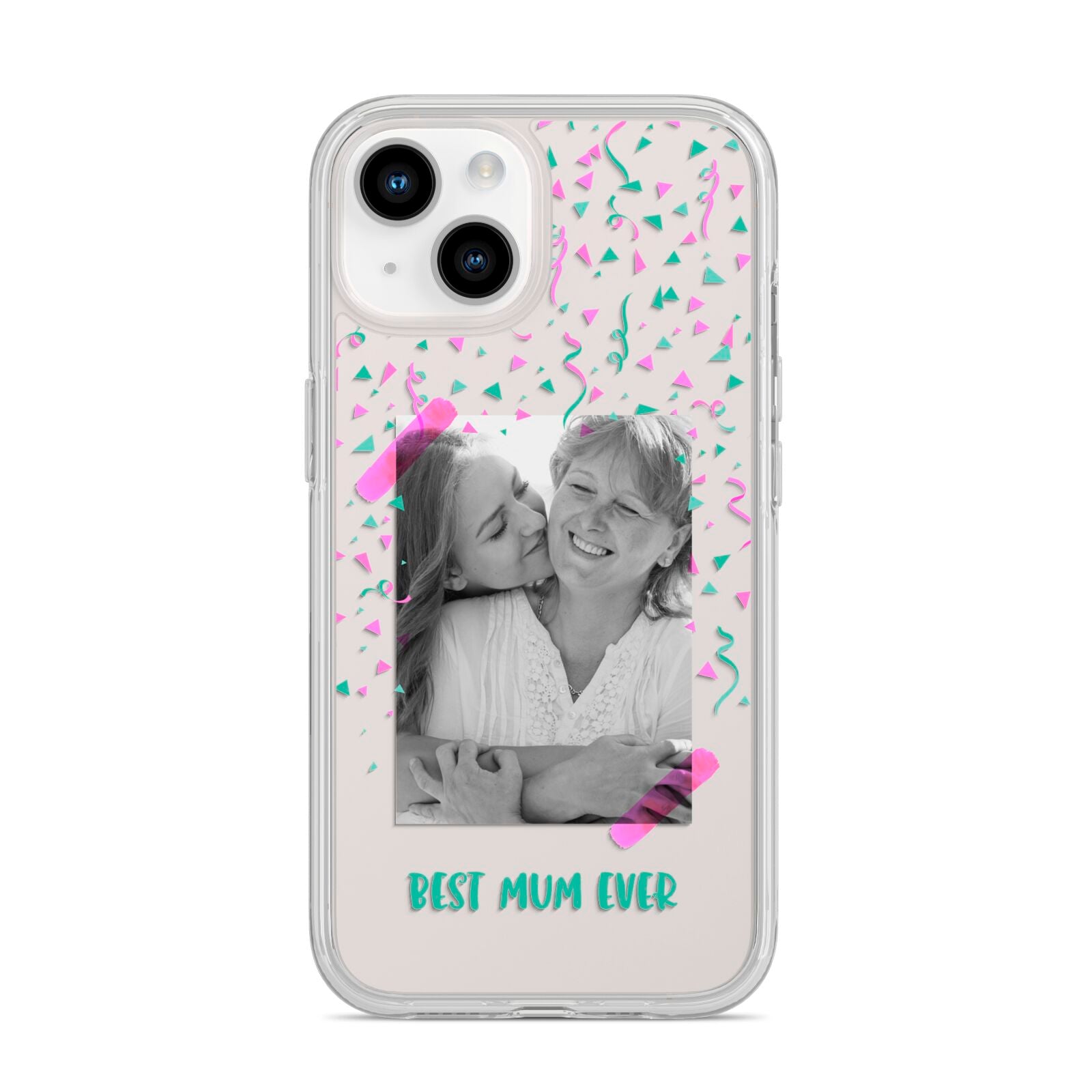 Best Mum Photo Upload Mothers Day iPhone 14 Clear Tough Case Starlight