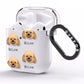 Bich poo Icon with Name AirPods Clear Case Side Image