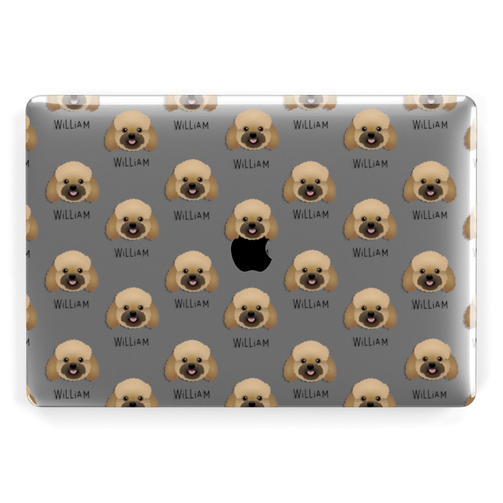 Bich poo Icon with Name Apple MacBook Case