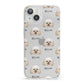Bich poo Icon with Name iPhone 13 Clear Bumper Case