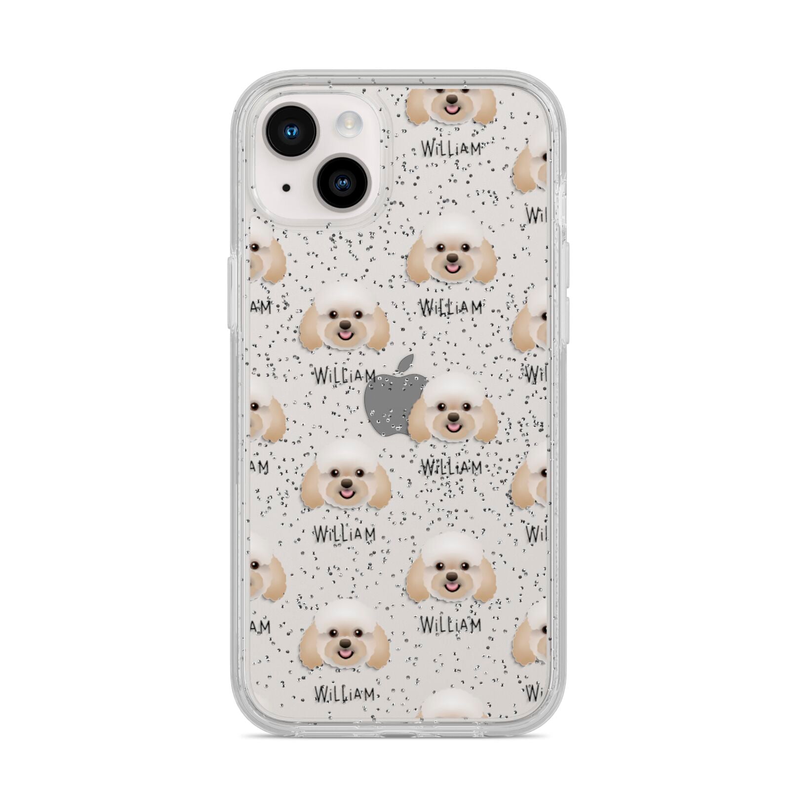 Bich poo Icon with Name iPhone 14 Plus Glitter Tough Case Starlight