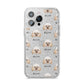 Bich poo Icon with Name iPhone 14 Pro Max Glitter Tough Case Silver