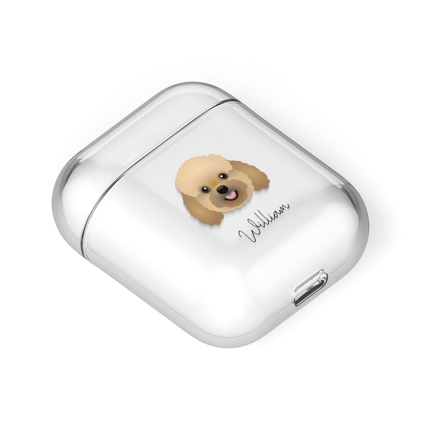 Bich poo Personalised AirPods Case Laid Flat