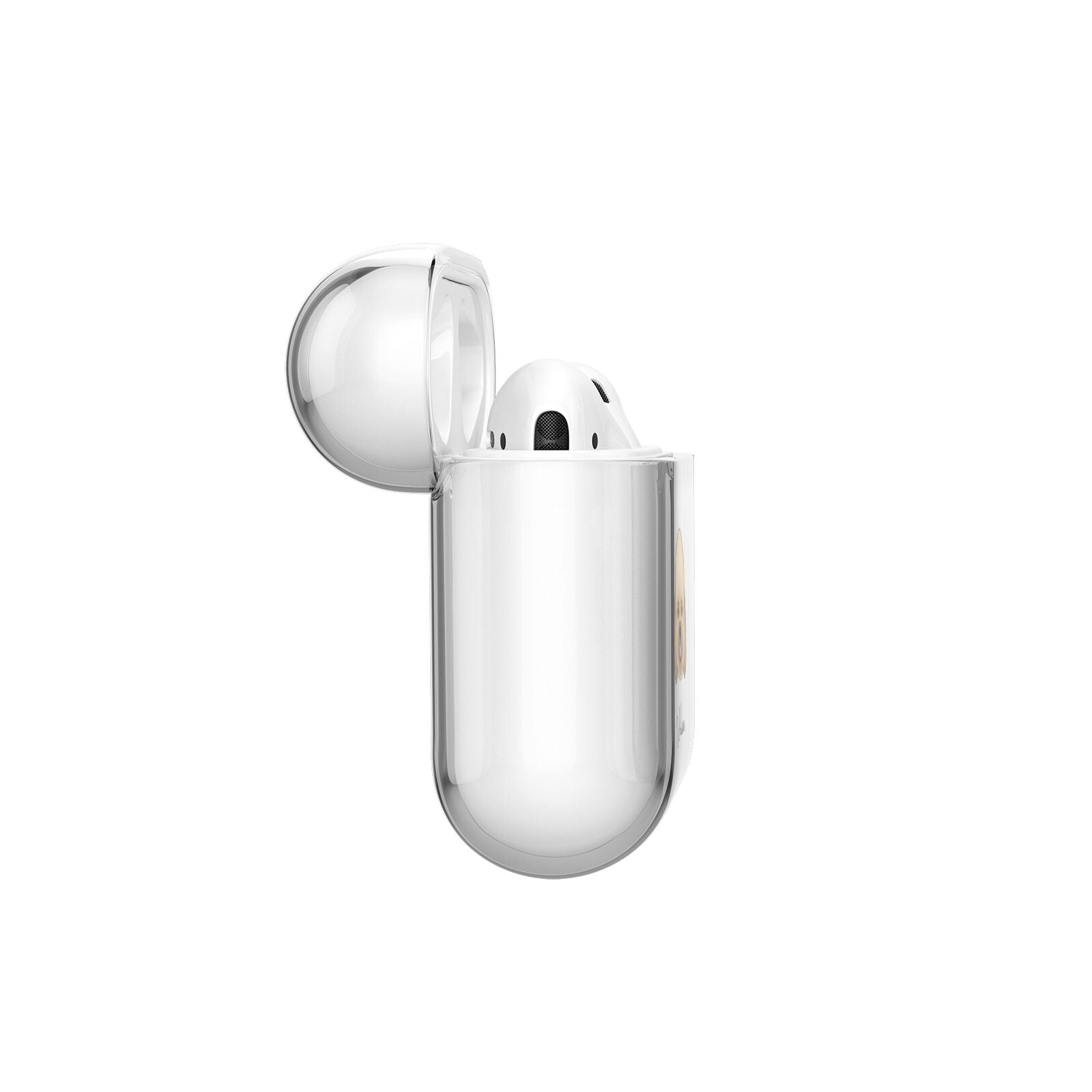 Bich poo Personalised AirPods Case Side Angle