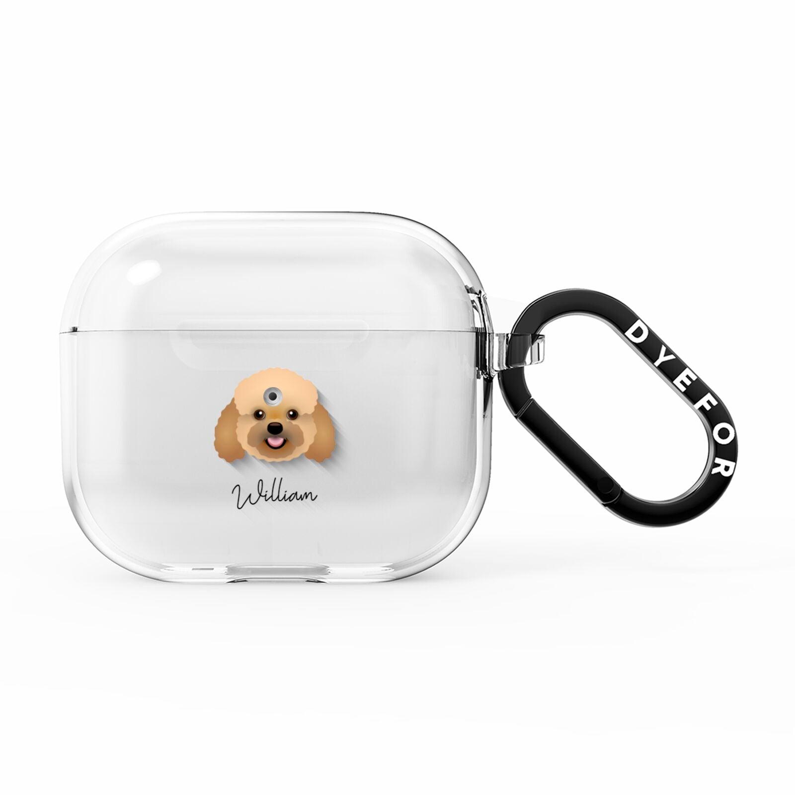 Bich poo Personalised AirPods Clear Case 3rd Gen