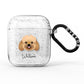 Bich poo Personalised AirPods Glitter Case