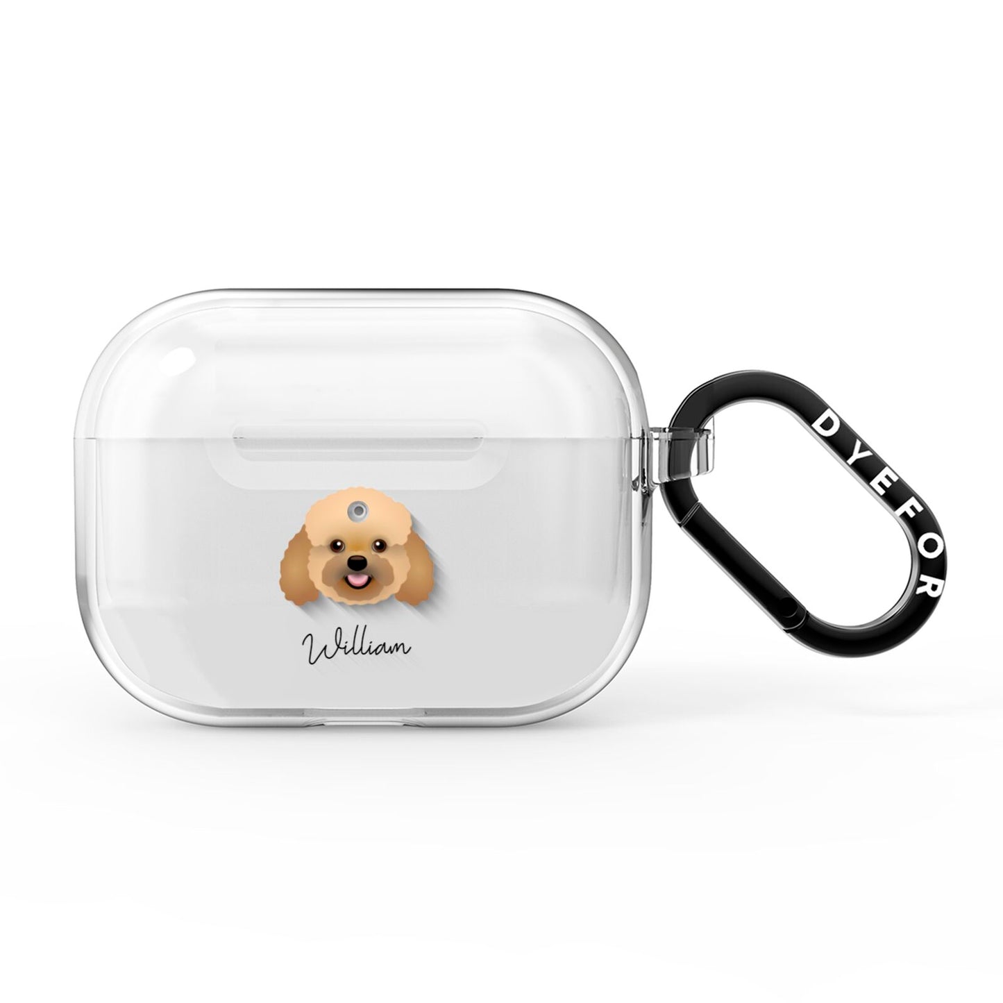 Bich poo Personalised AirPods Pro Clear Case