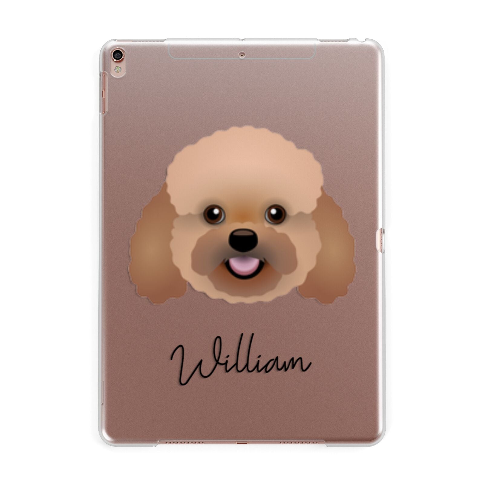 Bich poo Personalised Apple iPad Rose Gold Case