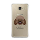 Bich poo Personalised Samsung Galaxy A9 2016 Case on gold phone