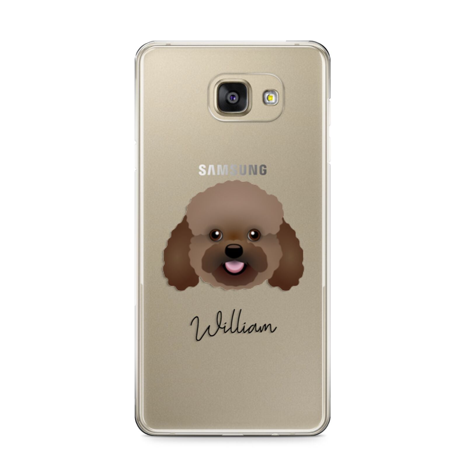 Bich poo Personalised Samsung Galaxy A9 2016 Case on gold phone