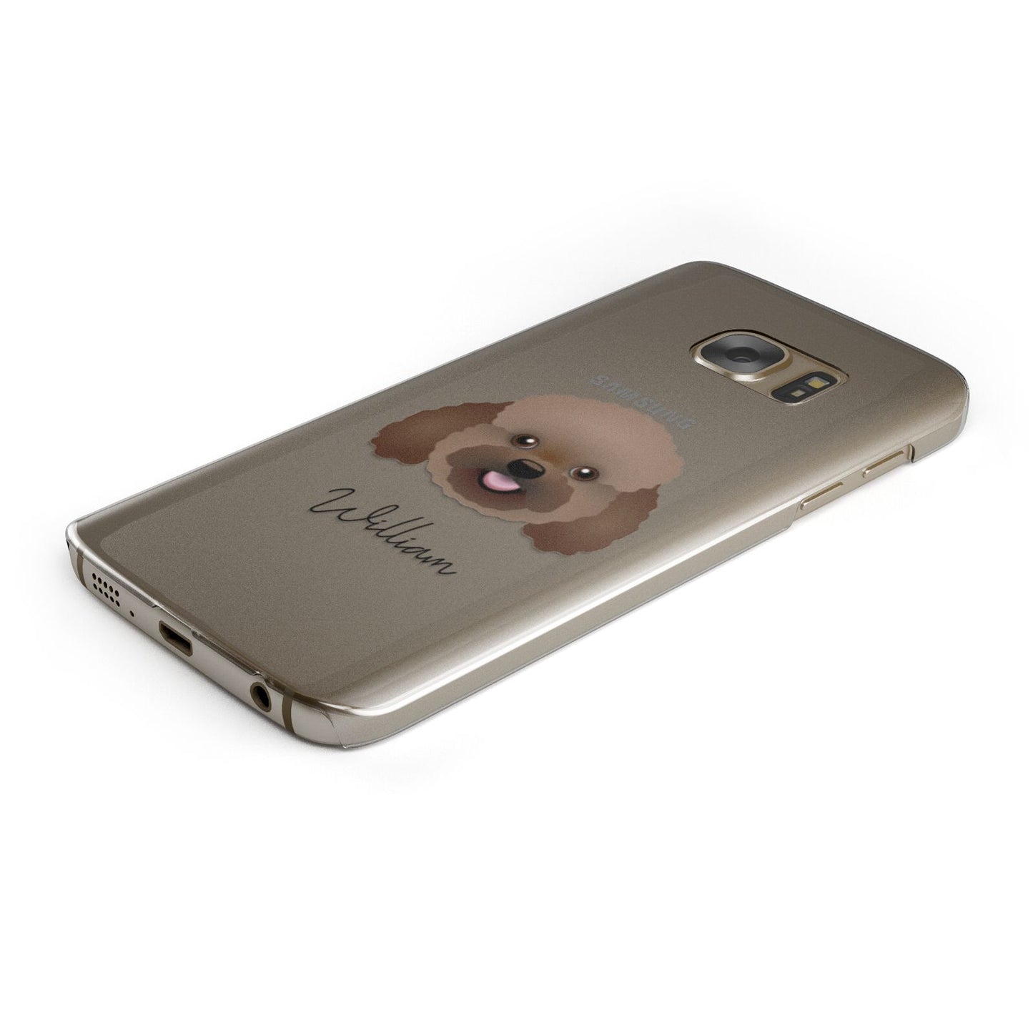 Bich poo Personalised Samsung Galaxy Case Bottom Cutout