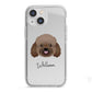 Bich poo Personalised iPhone 13 Mini TPU Impact Case with White Edges