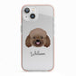 Bich poo Personalised iPhone 13 TPU Impact Case with Pink Edges
