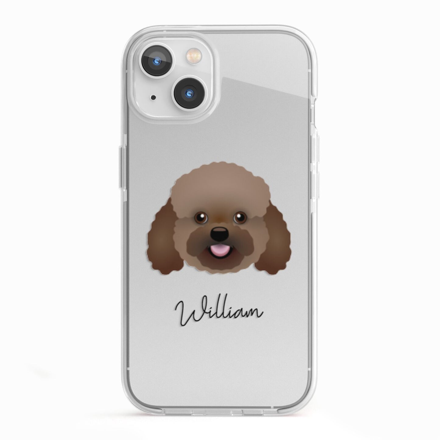 Bich poo Personalised iPhone 13 TPU Impact Case with White Edges