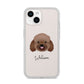 Bich poo Personalised iPhone 14 Clear Tough Case Starlight