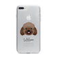 Bich poo Personalised iPhone 7 Plus Bumper Case on Silver iPhone