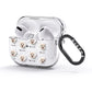 Bichon Frise Icon with Name AirPods Glitter Case 3rd Gen Side Image