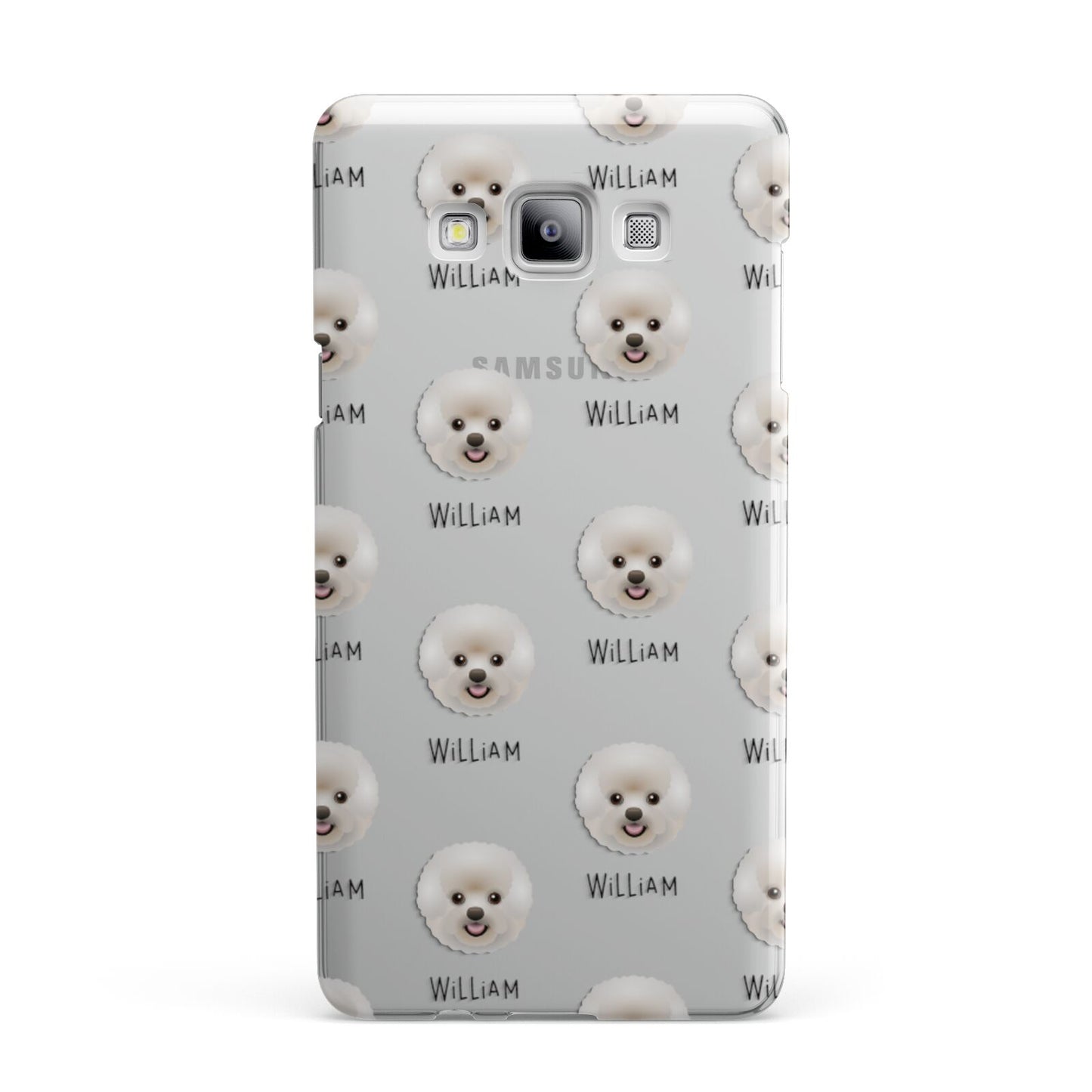 Bichon Frise Icon with Name Samsung Galaxy A7 2015 Case