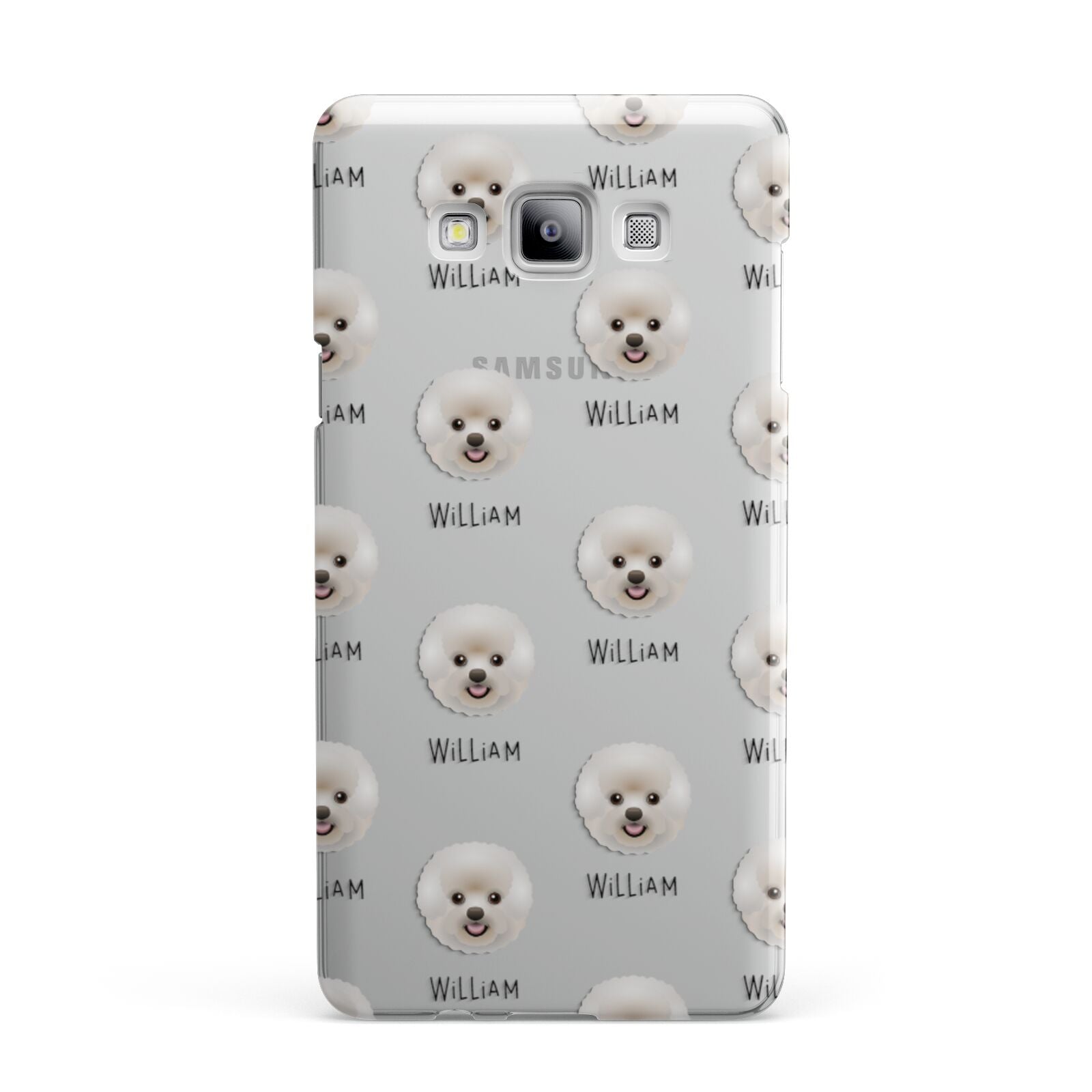 Bichon Frise Icon with Name Samsung Galaxy A7 2015 Case