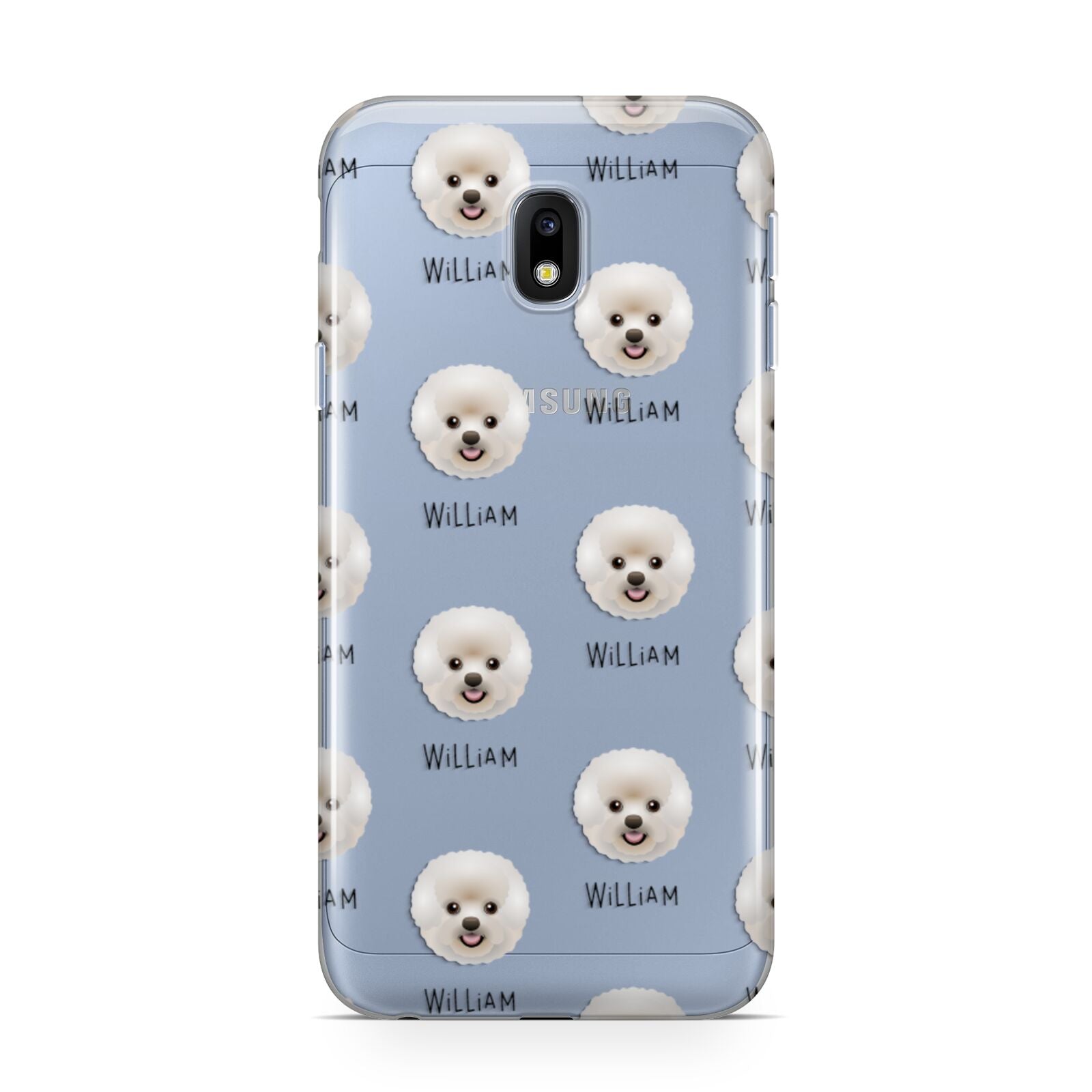 Bichon Frise Icon with Name Samsung Galaxy J3 2017 Case